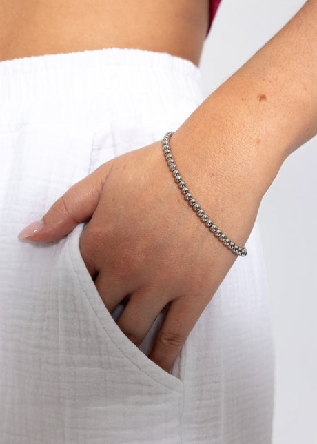Armband mit Kugeln - silber by SASSYCLASSY