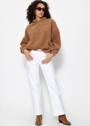 Ausgestellte Jeans - weiß