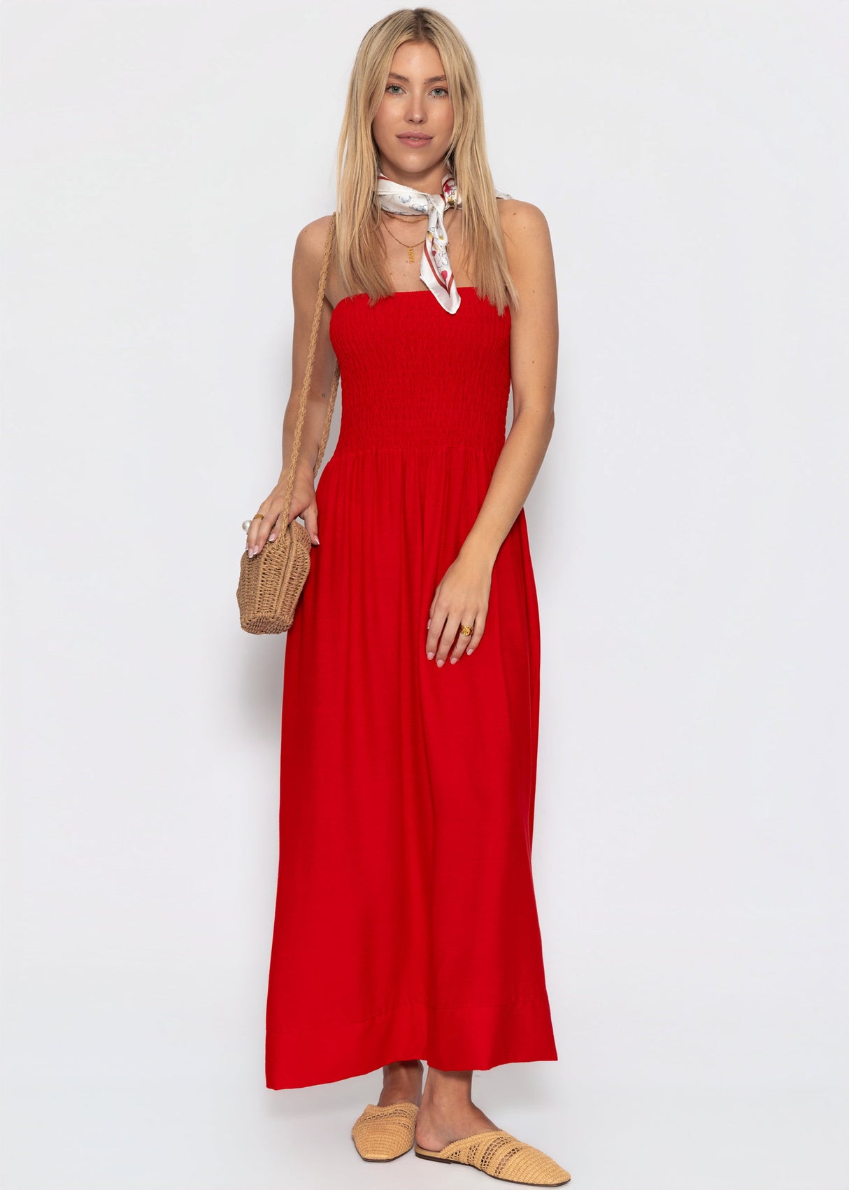 sassyclassy Bandeau Kleid - rot