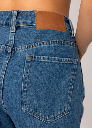 Bermuda Jeans Shorts - blau