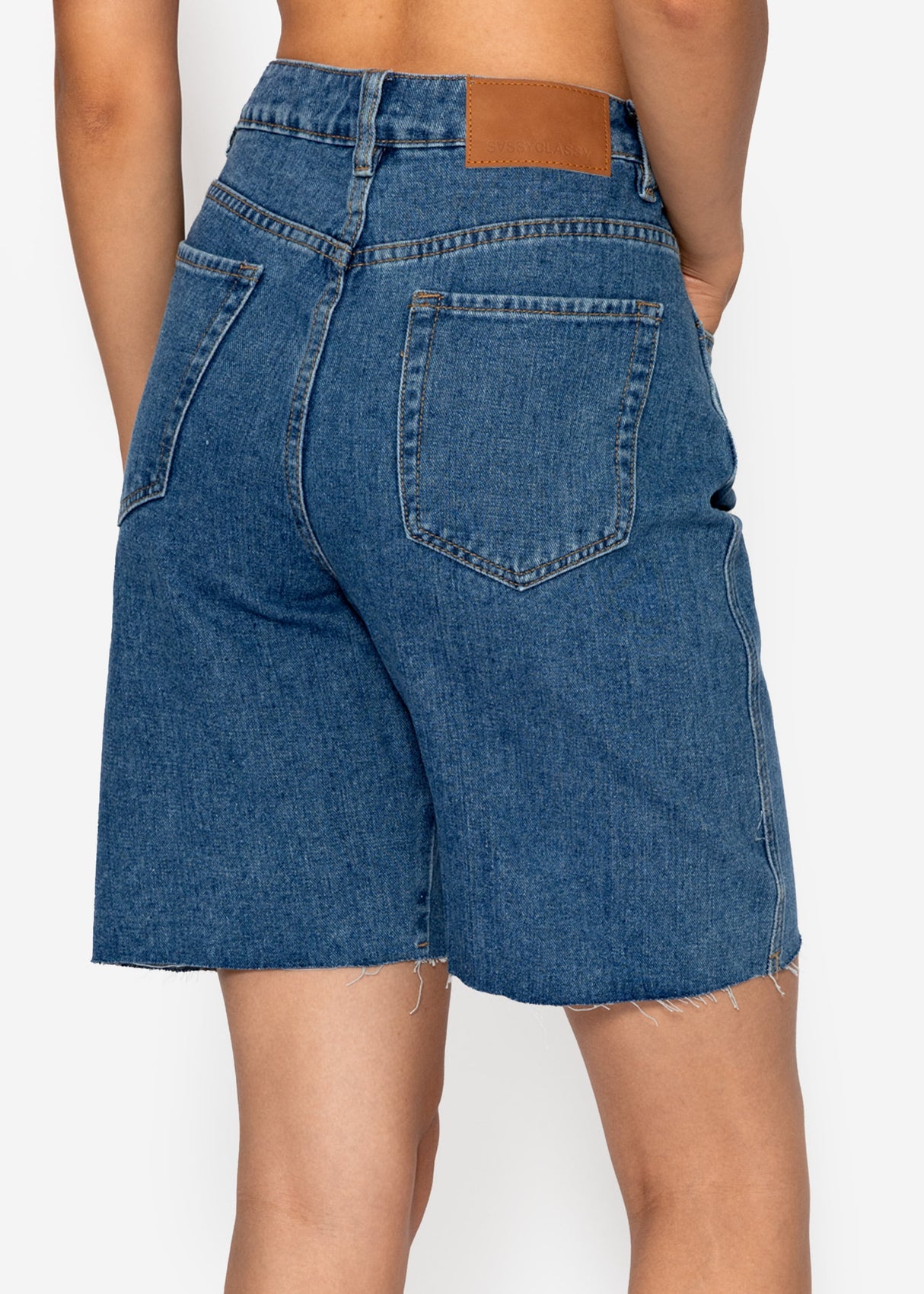 Bermuda Jeans Shorts - blau