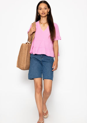 Bermuda Jeans Shorts - blau