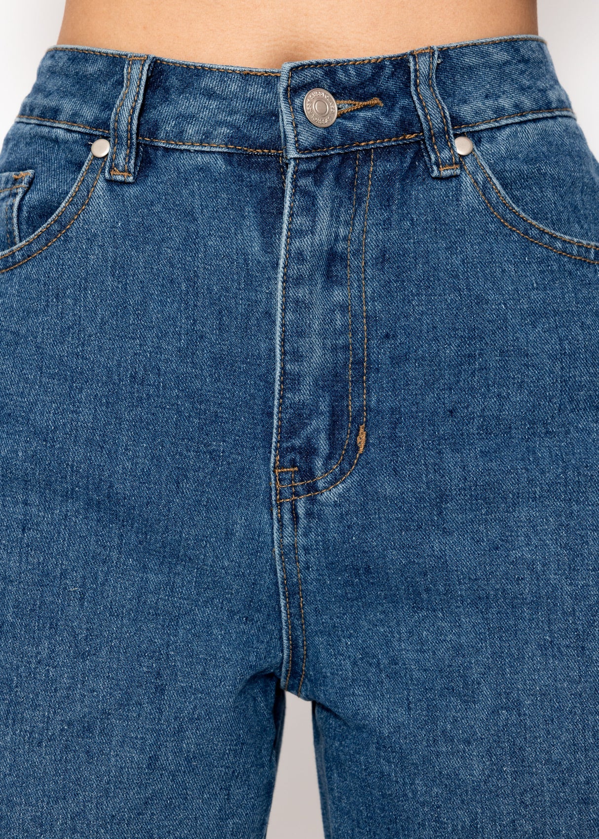 Bermuda Jeans Shorts - blau
