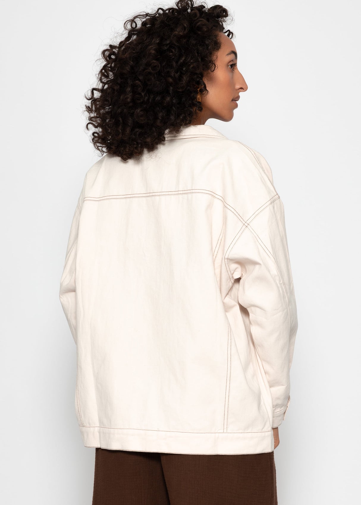 Blusenjacke - beige