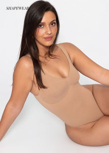 Bodysuit Sculpting Shapewear mit String - nude