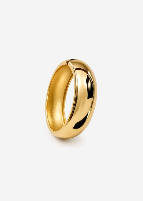 Breiter Armreif - gold von SASSYCLASSY