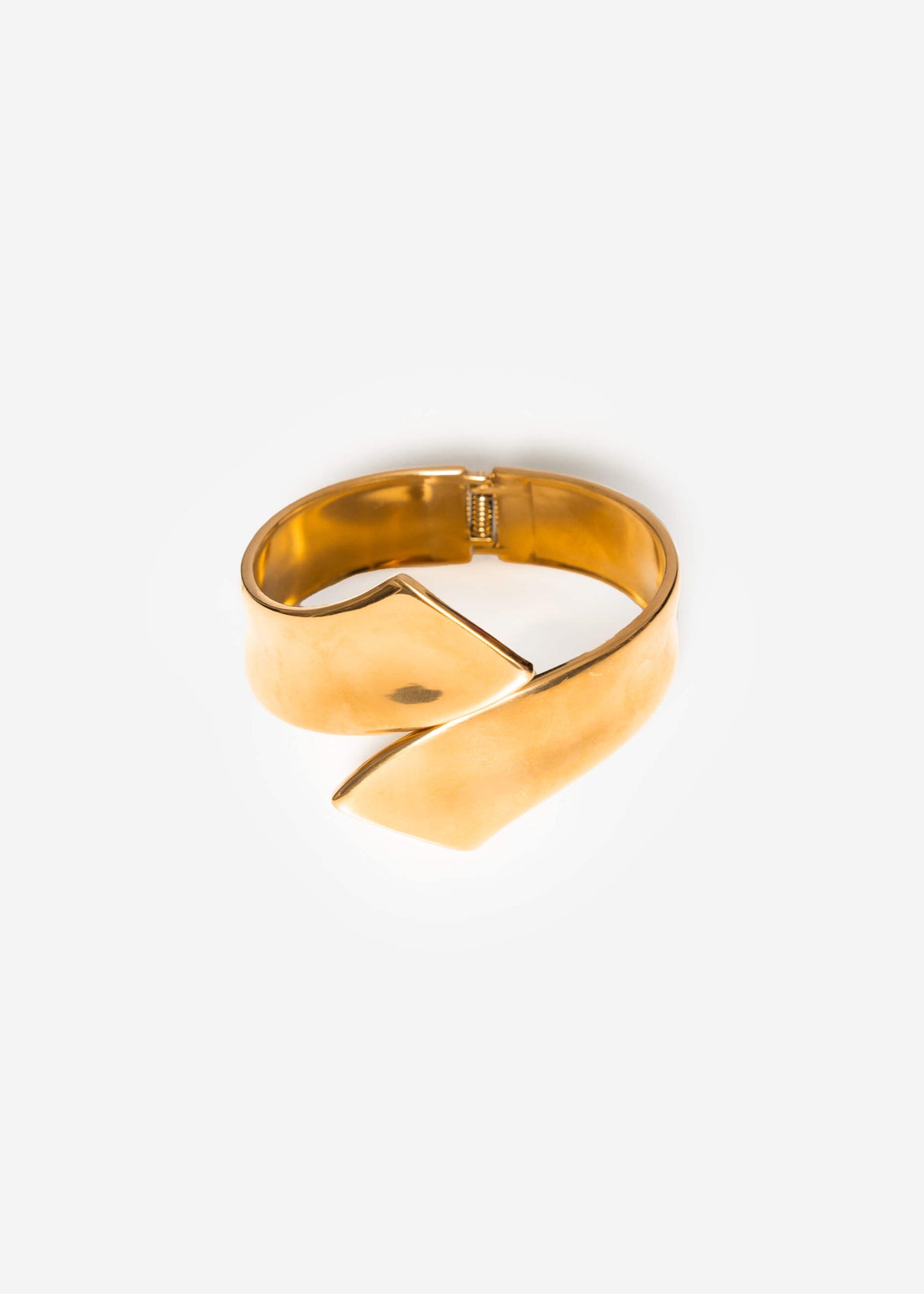 Wide bangle - gold