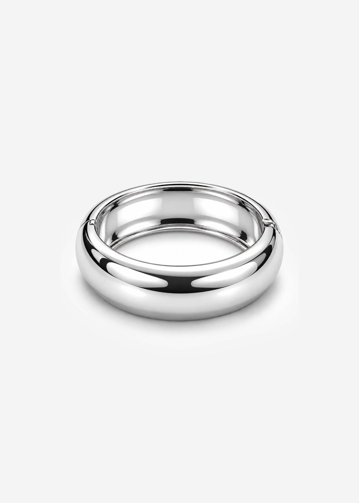 Breiter Armreif - silber