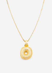 Letter necklace - O - gold