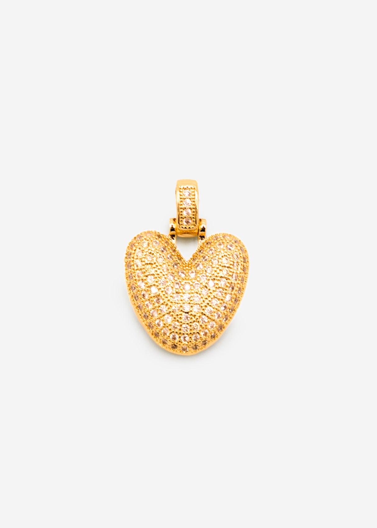 Letter necklace - V - gold