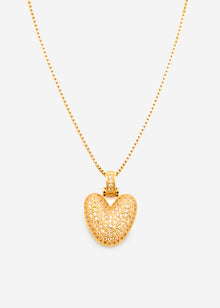 Letter necklace - V - gold