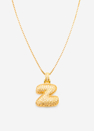Letter necklace - Z - gold