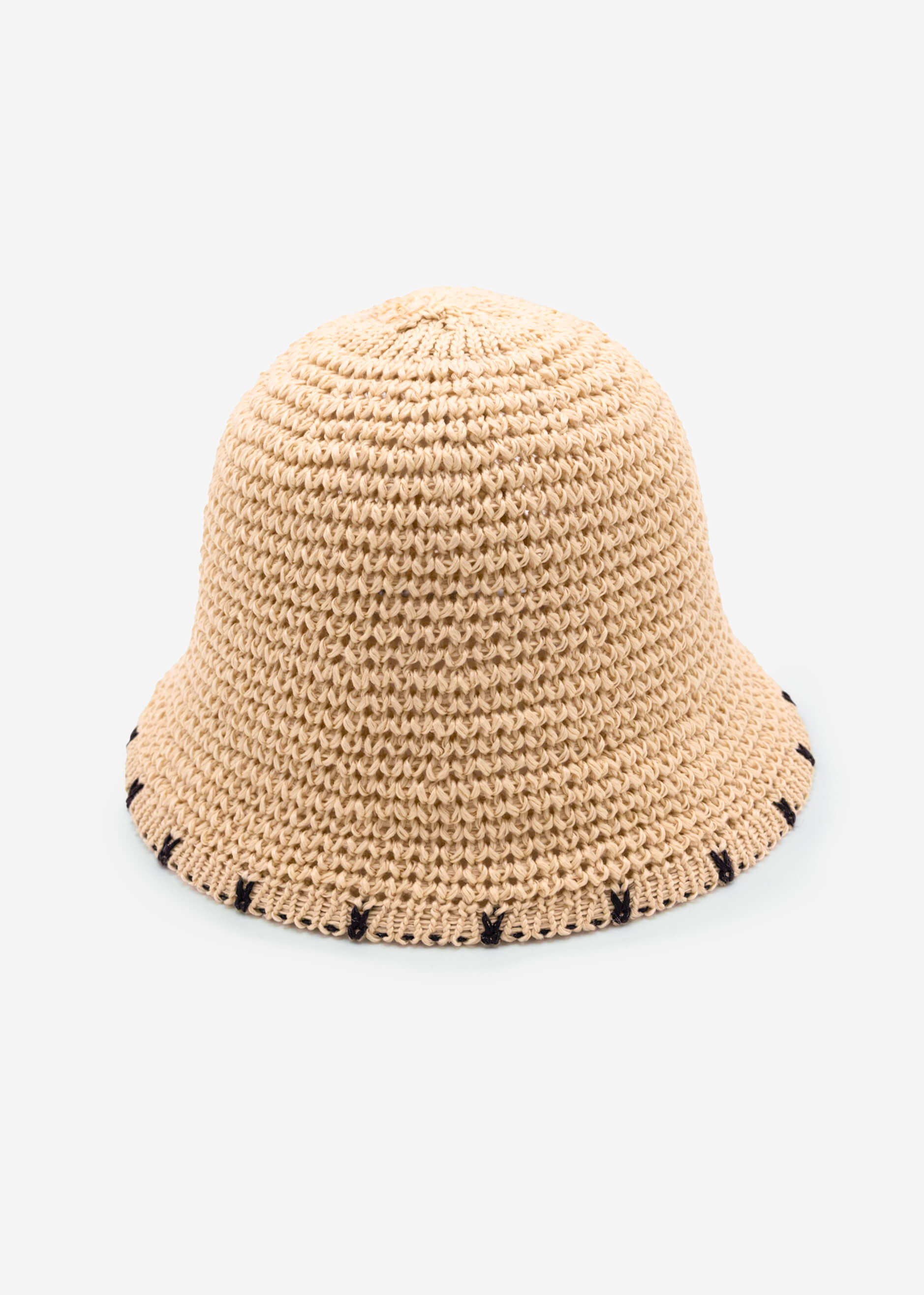 Bucket hat in crochet look - beige – SASSYCLASSY