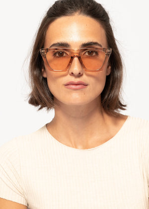 Cat Eye Sunglasses - brown
