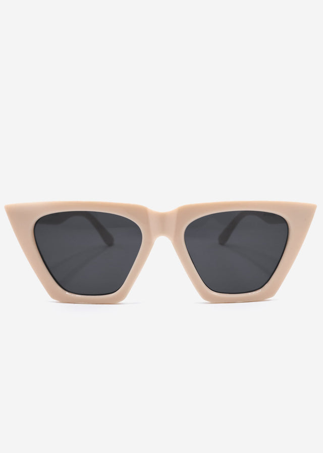 Cat Eye Sonnenbrille - offwhite