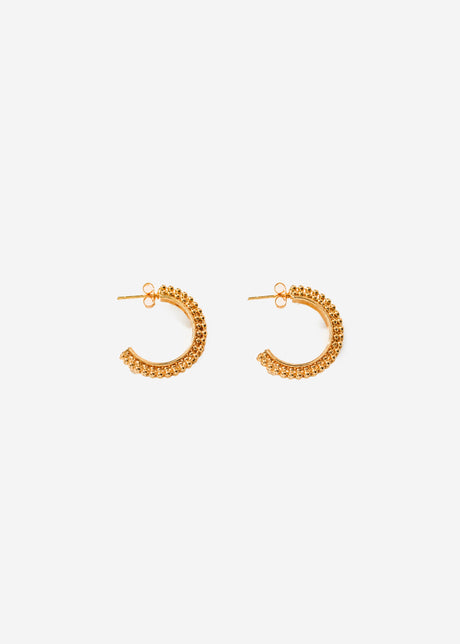 Creolen mit Struktur - gold von SASSYCLASSY