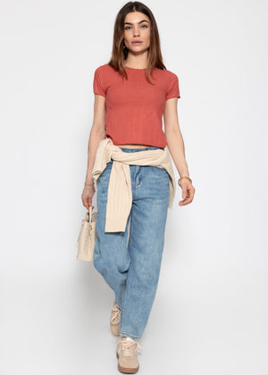 Crop shirt - lobster