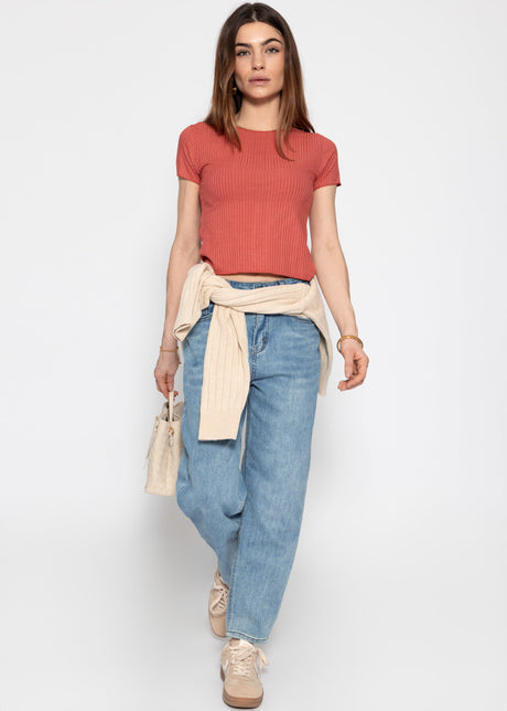 Crop top - lobster