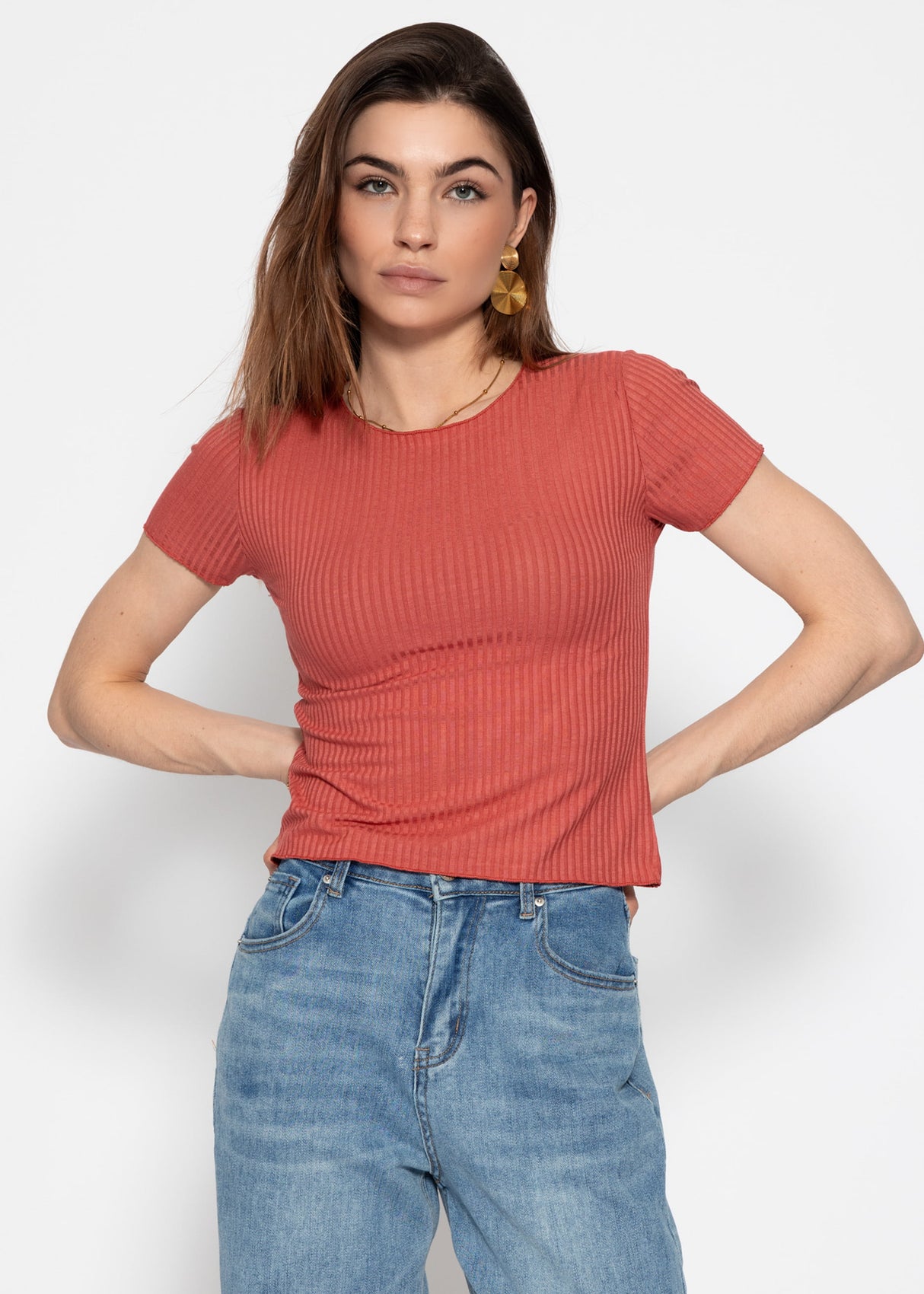Crop shirt - lobster