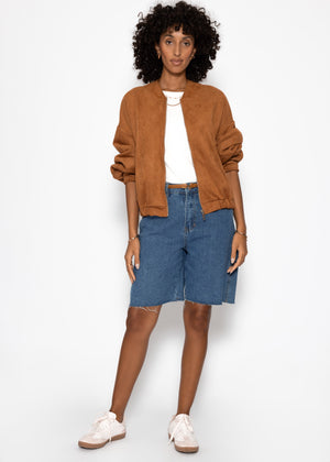 Double-layered, ribbed tank top - offwhite