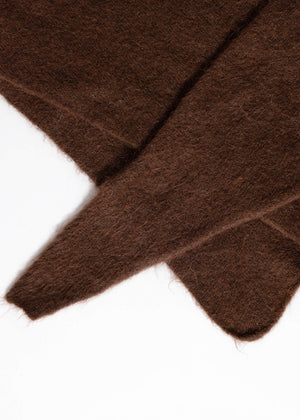 Triangle scarf - brown