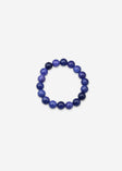 Elastisches Naturstein-Armband - blau