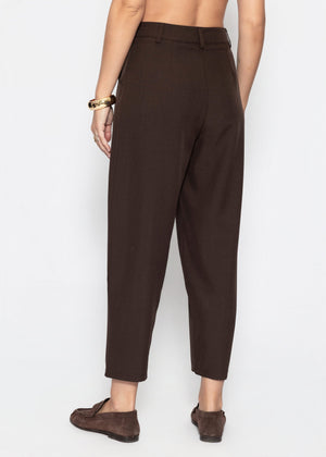 Elegante Karottenhose - braun