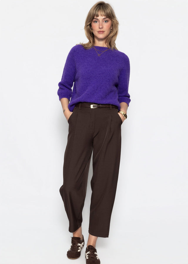 Elegante Karottenhose - braun