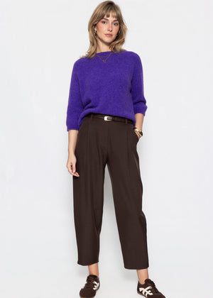 Elegante Karottenhose - braun