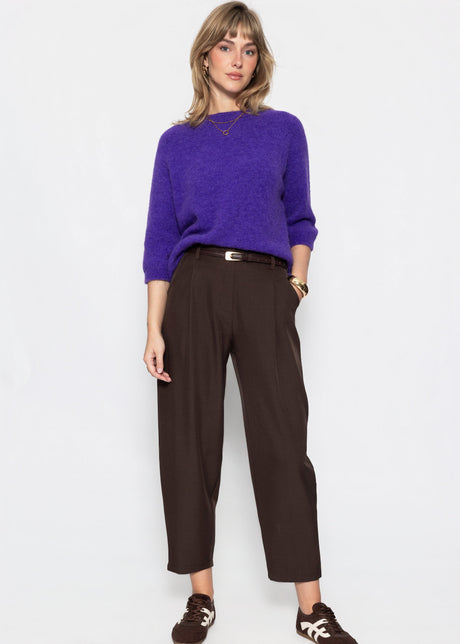 Elegante Karottenhose - braun
