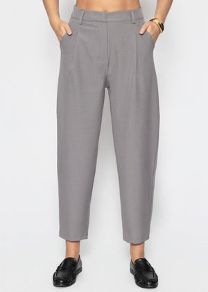 Elegante Karottenhose - grau
