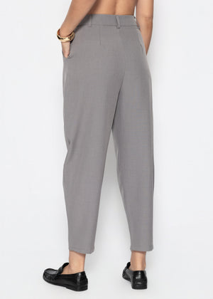 Elegante Karottenhose - grau