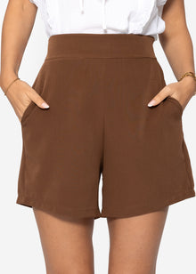 Elegante Shorts - braun