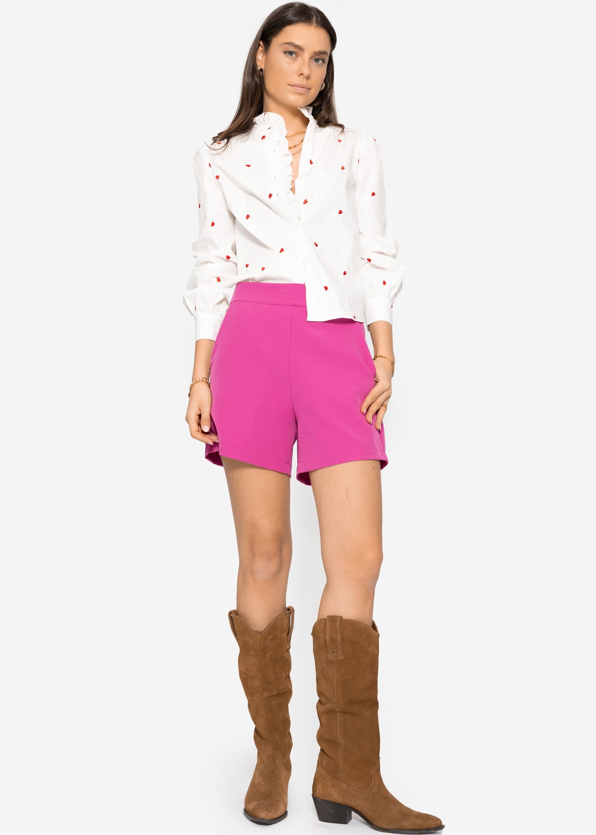 Elegant shorts - pink