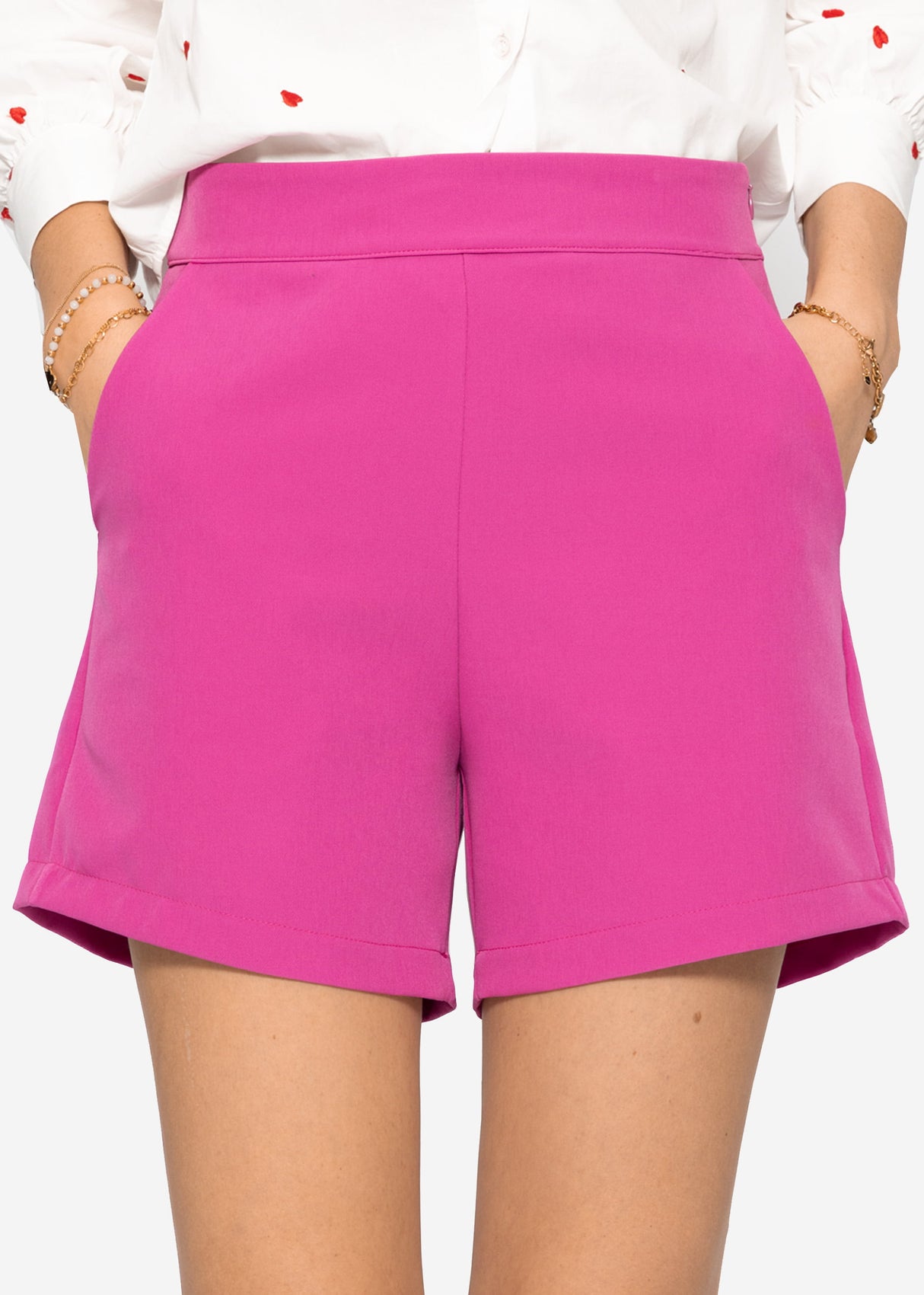 Elegant shorts - pink