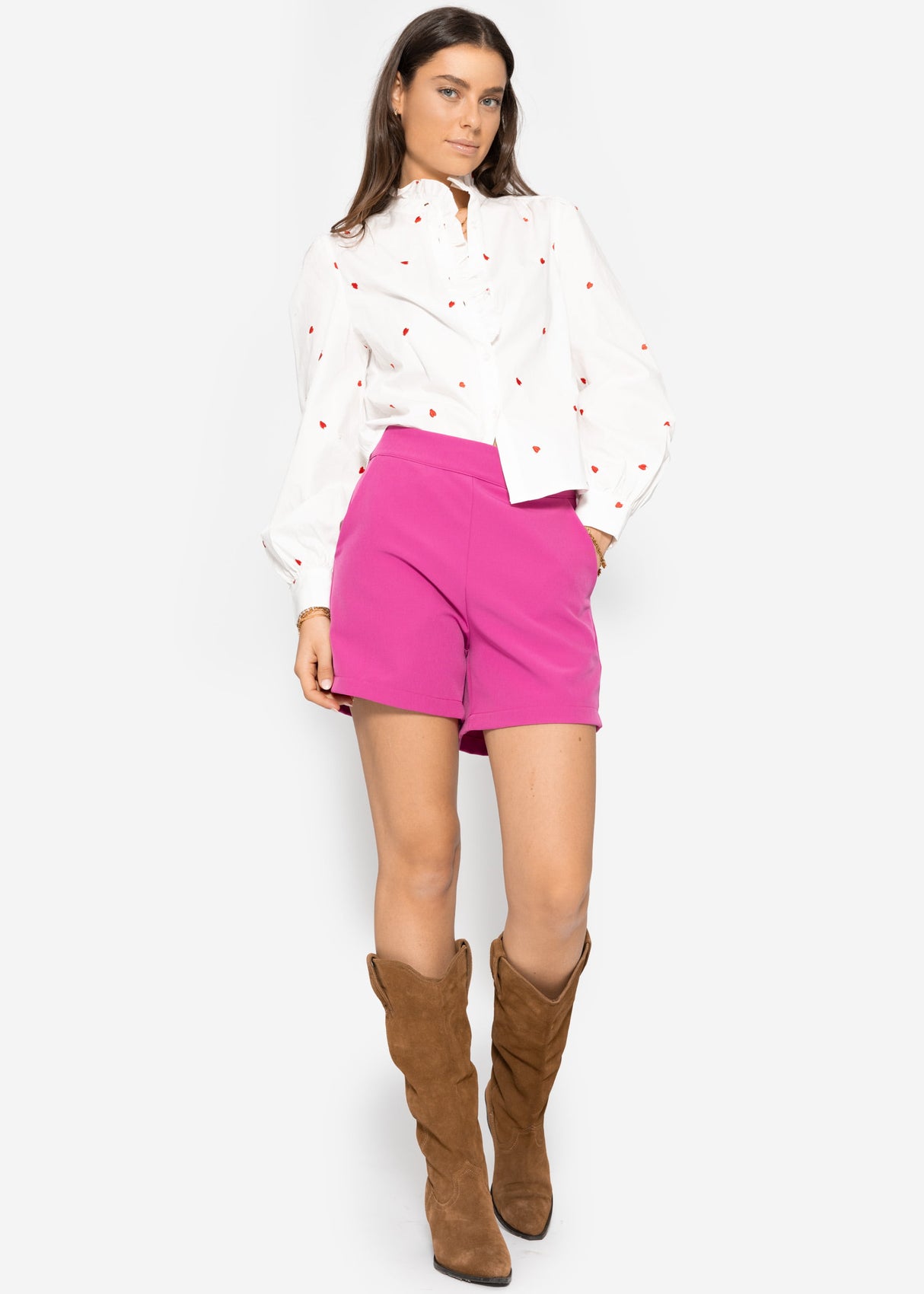Elegant shorts - pink