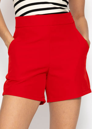 Elegant shorts - red