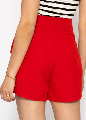 Elegant shorts - red