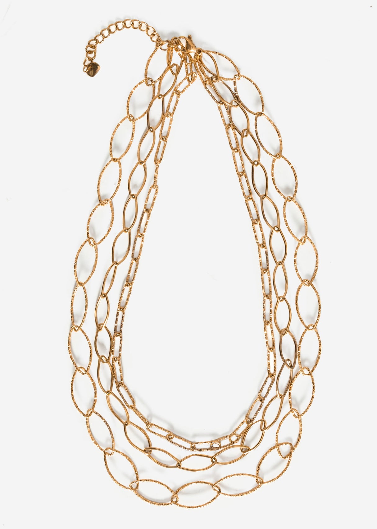 Filigranes Halsketten-Set - gold