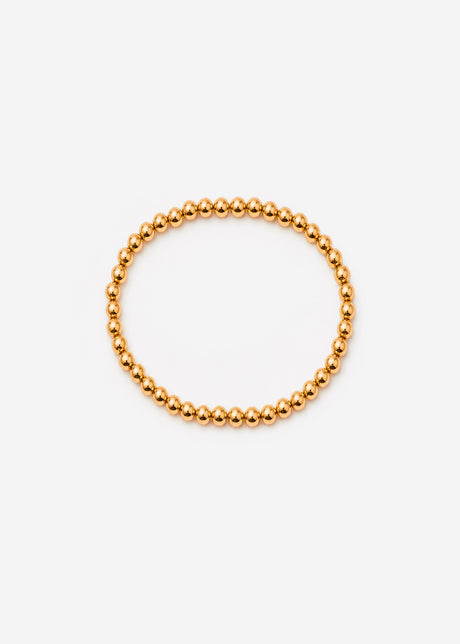 Flex Kugelarmband , 4mm - gold von SASSYCLASSY