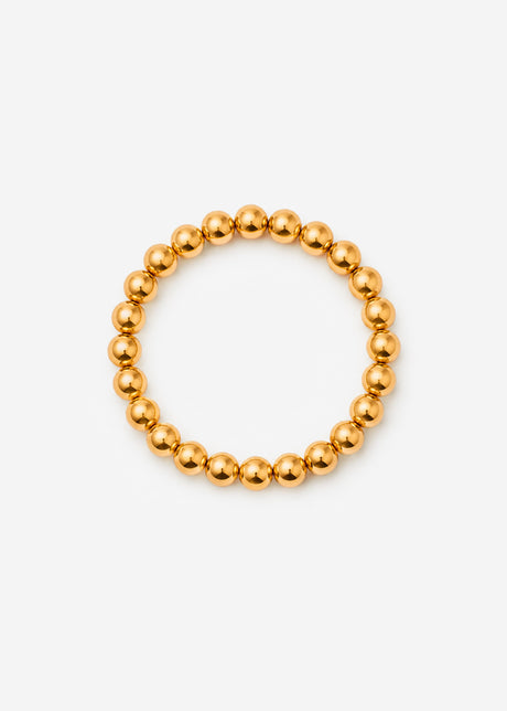 Flex Kugelarmband , 8mm - gold von SASSYCLASSY