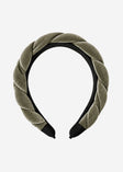 Geflochtener Samthaarreif - khaki