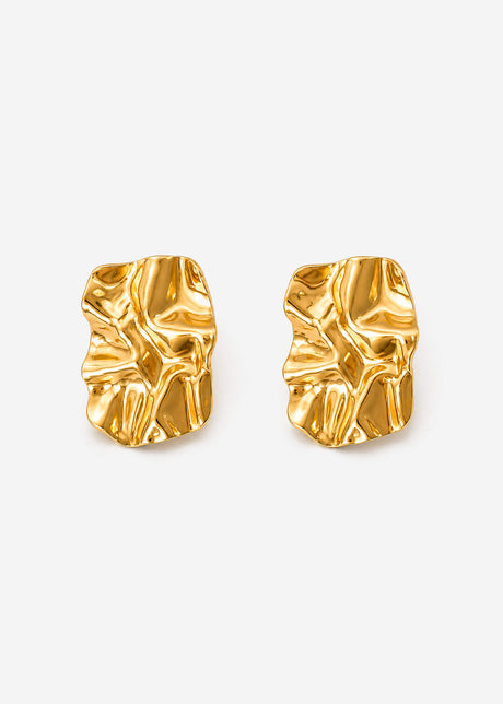 Geometrische Ohrstecker - gold