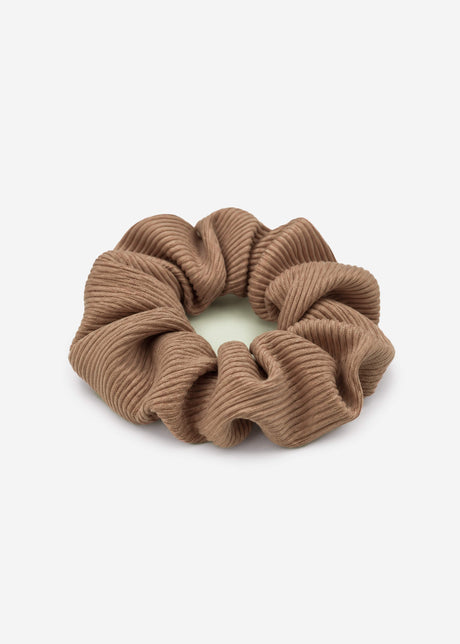 Gerippter Scrunchie  - beige