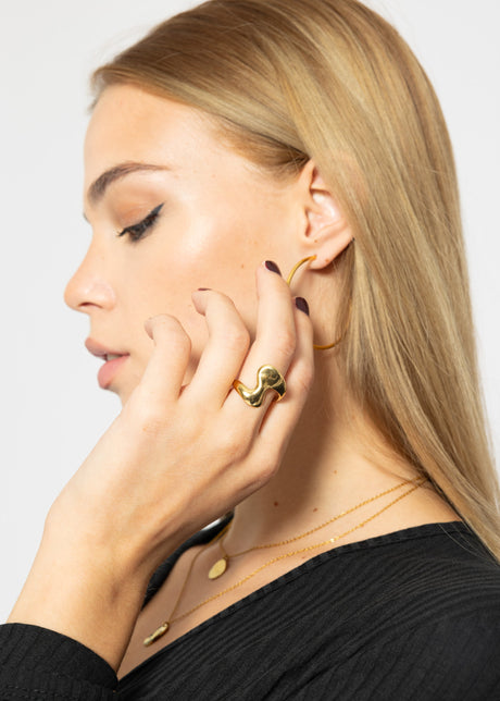 Twisted ring - gold