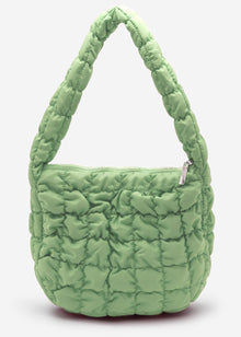 Gesteppte Tasche - hellgrün