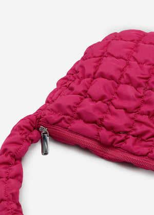 Gesteppte Tasche - pink