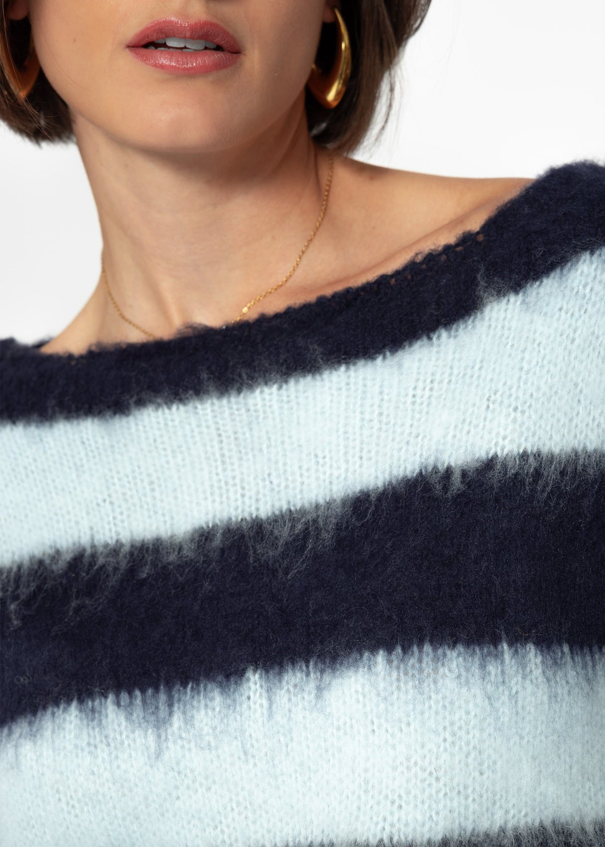 Striped sweater - blue -bright blue