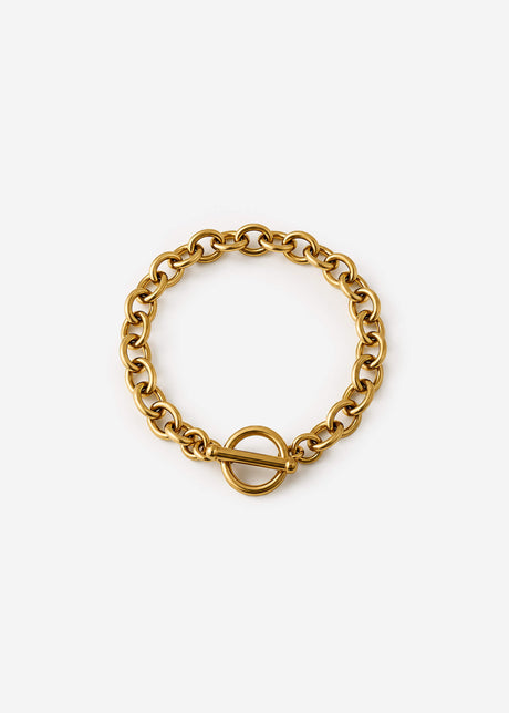 Gliederarmband mit T - Verschluss - gold by SASSYCLASSY