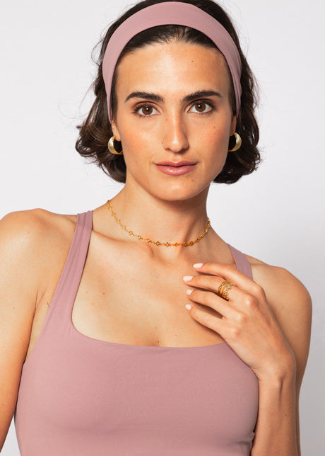 Headband - dusty rose